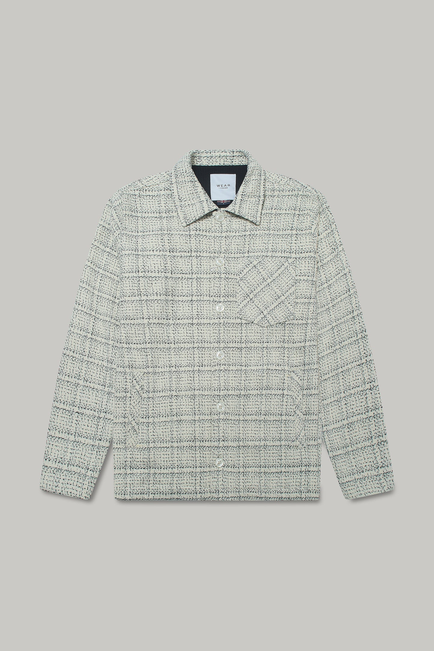 Theydon Frame Overshirt - Ecru / Black