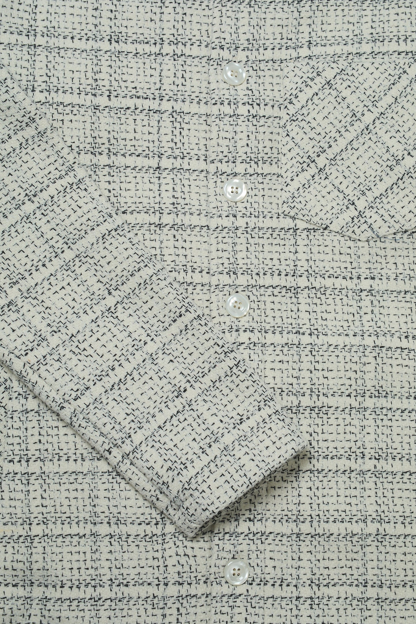 Theydon Frame Overshirt - Ecru / Black