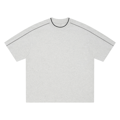Unisex Oversized Contrast Tape T-Shirt