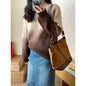 Gradient colored sweater for women