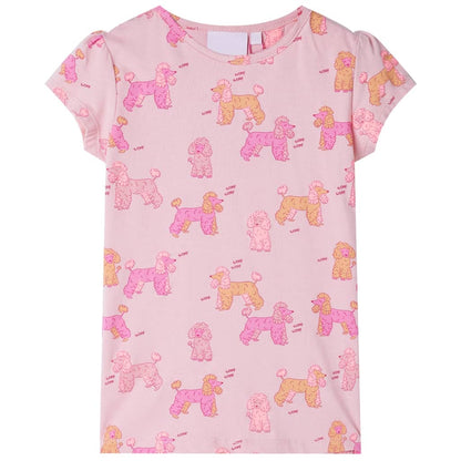 Children's Short-Sleeve Pyjamas — Light Pink