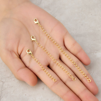 3 Pack of 2" 3" 4" Inch Necklace Chain Extender