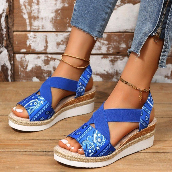 Women Ankle-strap Buckle Sandals