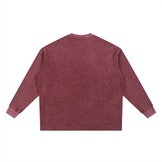Waran Mineral Wash Waffle Oversized T-Shirt