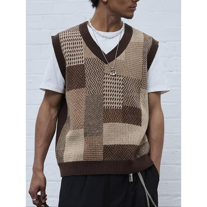 Men's Casual Collar Knitted Vest