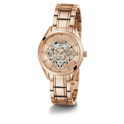 Guess Rose Gold Multifunction Watch GW0253L3