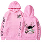 Pirate King Solon's new anime plush men's and women's hoodies cross-border hoodie anime hoodie