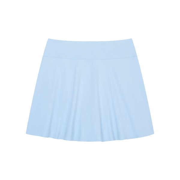 Waran Women’s A-Line Contrast Panel Slit Skirt