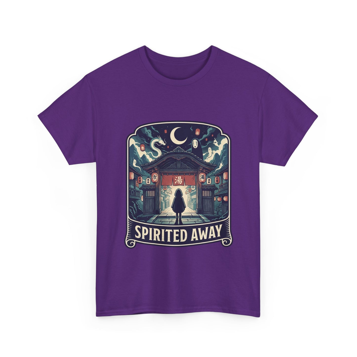 Sprited away print Unisex Heavy Cotton Tee