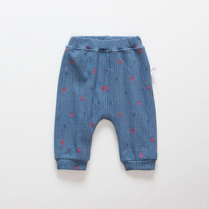 Kids Cartoon Velvet-Lined Leggings