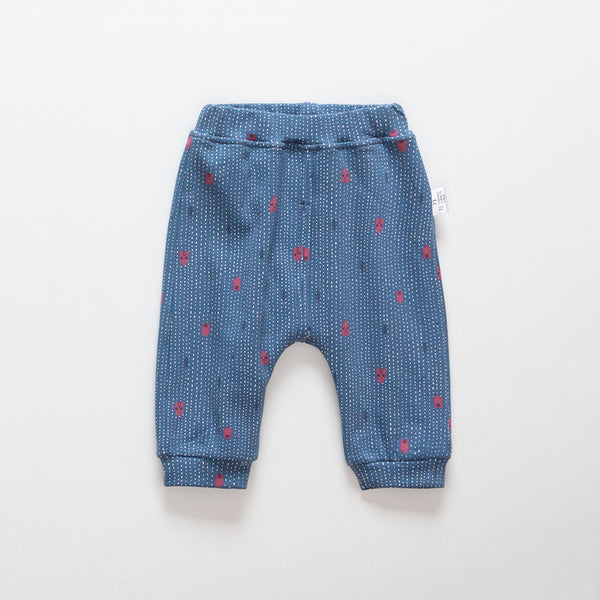 Kids Cartoon Velvet-Lined Leggings