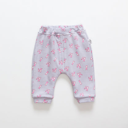Kids Cartoon Velvet-Lined Leggings