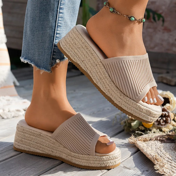 Women's Woven Open-Toe Sandals