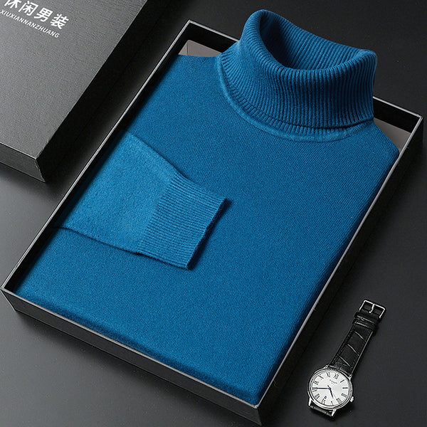 Mens Turtleneck Bottoming Sweater - Stuffs & Savers