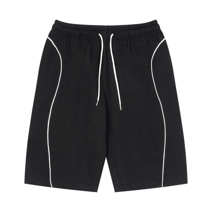 Waran Unisex Piping Drawstring Shorts