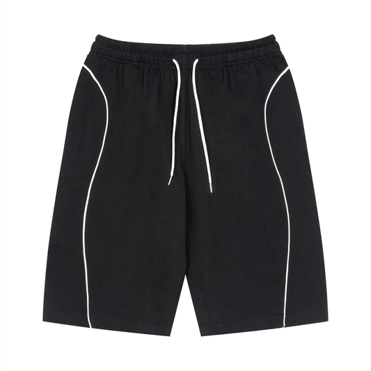Waran Unisex Piping Drawstring Shorts
