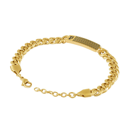 Men's Bracelet Police PEAGB0078102 Golden
