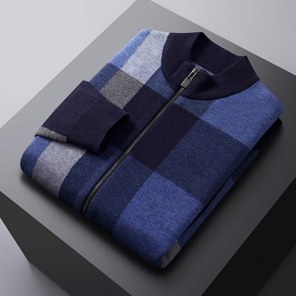 Mens Striped Knitted Cardigan - Stuffs & Savers