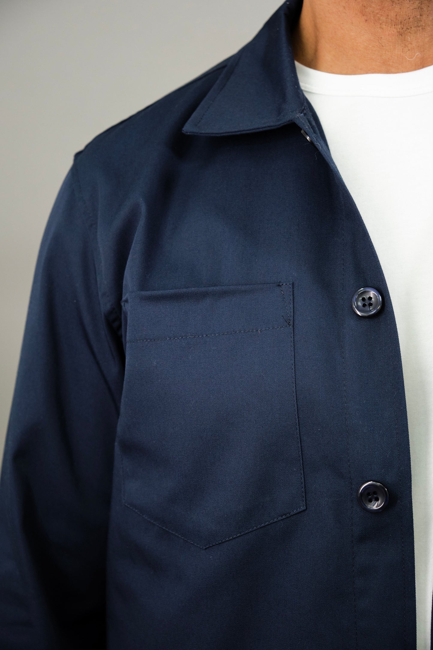 Bart Overshirt - Navy Zurigo