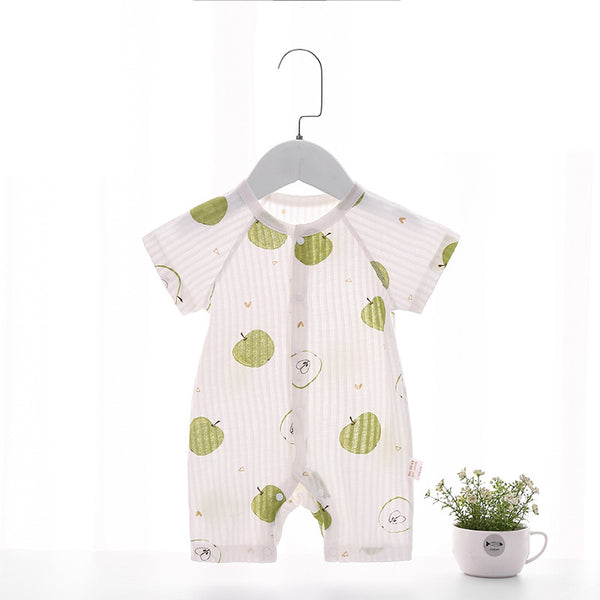 Baby Cotton Short-Sleeve Romper