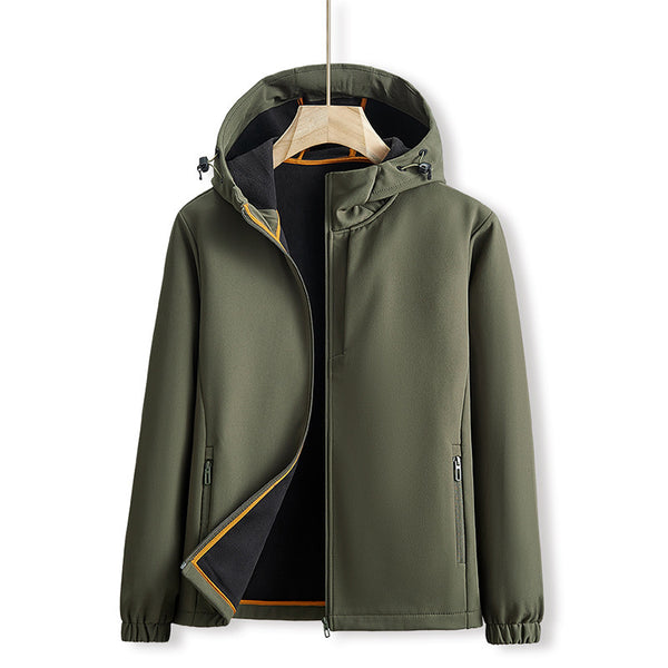 Veste shell d'extérieur pour homme