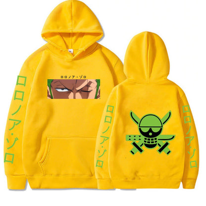 One Piece Zoro Roronoa Printed Hoodies