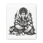 Canvas Ganesha Wall Decor
