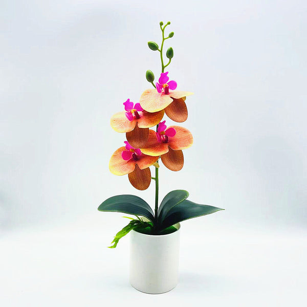Simulated Bonsai Artificial Flower Bonsai Simulated Butterfly Orchid - Stuffs & Savers