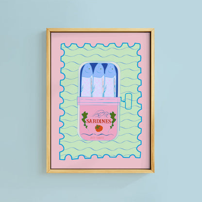TINNED SARDINES PRINT