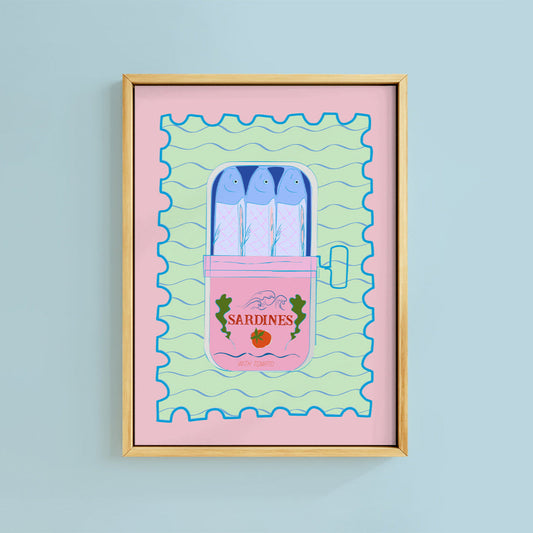 TINNED SARDINES PRINT