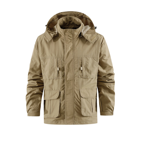 Men's Outdoor Multi-Pocket Workwear Jacket