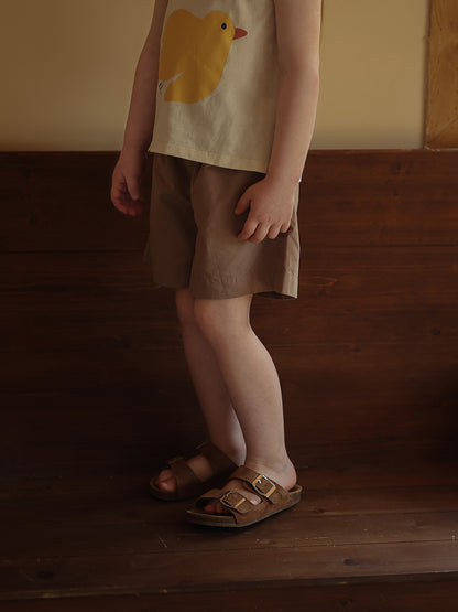 Girls' Versatile Thin Casual Pure Cotton Casual Shorts