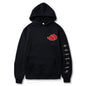 Japanese cloud print pullover hoodie oversized