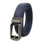 Men's automatic buckle two-layer cowhide leather belt ﻿