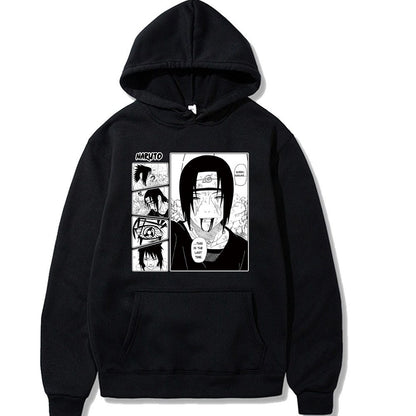 Naruto Naruto Itachi Hoodie with Velvet