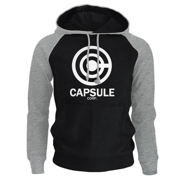 Men's Dragon Ball Print Fleece Hoodie