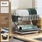 Foldable 2-Layer Kitchen Dish Rack