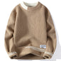 Youth Trendy Color Block Knit Sweater