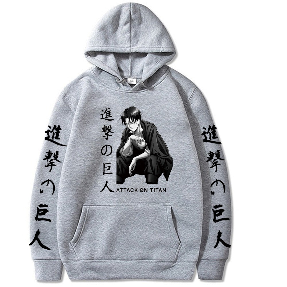 Attack on Titan Printed Hooded Sweatshirt for Mens