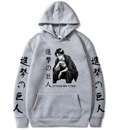 Attack on Titan Printed Hooded Sweatshirt for Mens