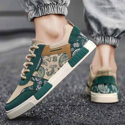 Small niche design canvas shoes
