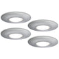 4lite IP65 GU10 Fire-Rated Downlight - Satin Chrome