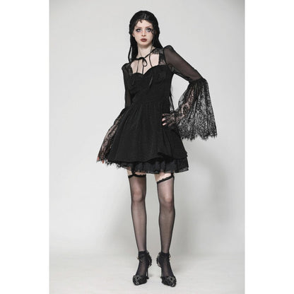 Robe en résille gothique à lacets Greta Dark Mystique de Dark in Love