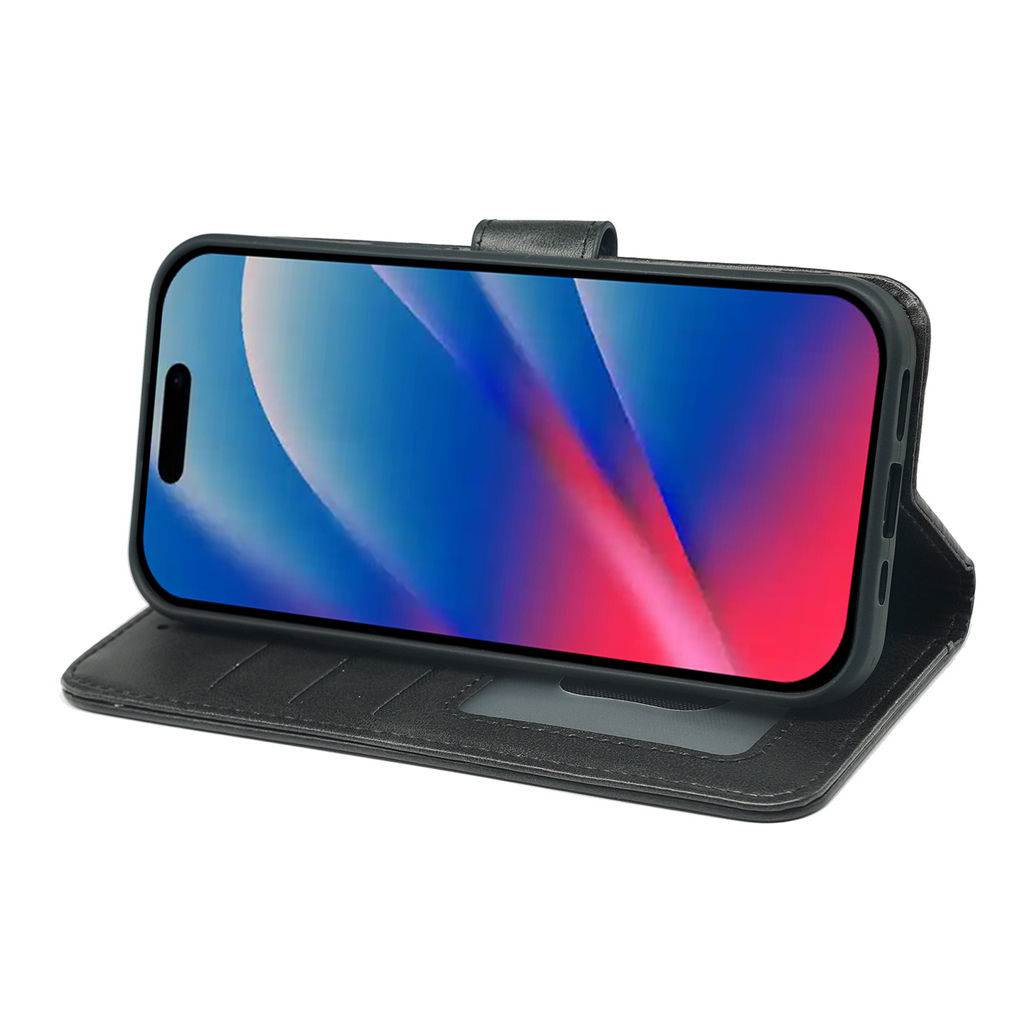 Coque Portefeuille en Cuir avec Étui à Rabat pour iPhone 17 Series