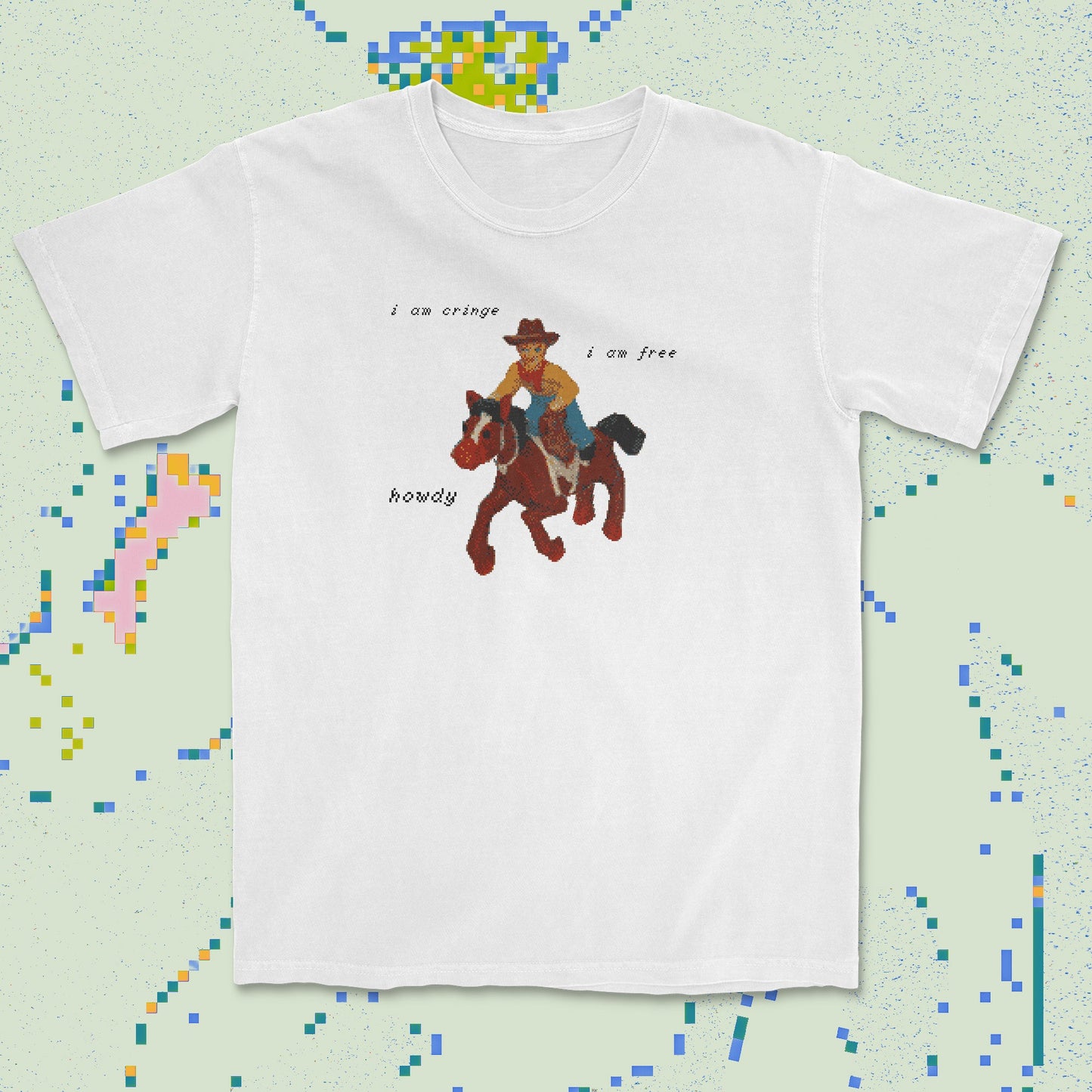 i am cringe / i am free - t-shirt