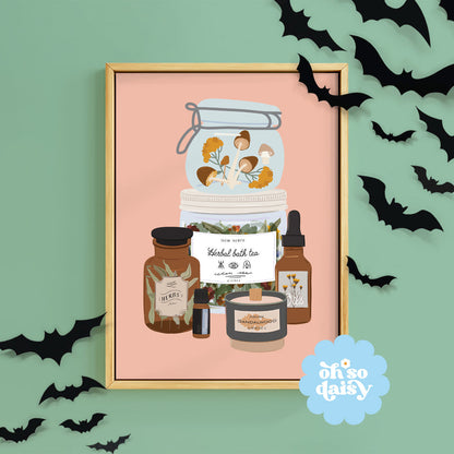 HERBS & POTIONS PRINT