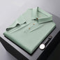 Seamless Adhesive Non-ironing Short-sleeved Polo Shirt