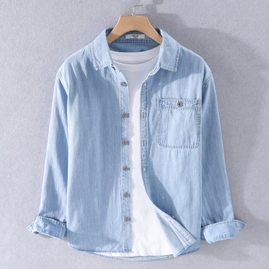 Casual All-Match Denim Shirt Men's Jacket