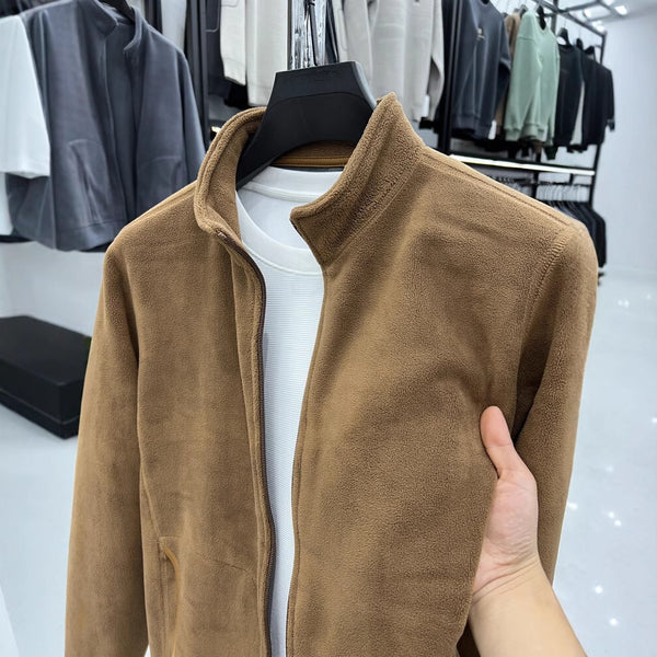 Men's Thermal Fleece Stand-Collar Coat