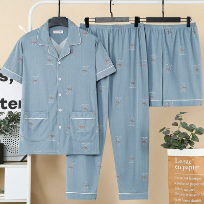 Men's Short-Sleeve & Shorts Set